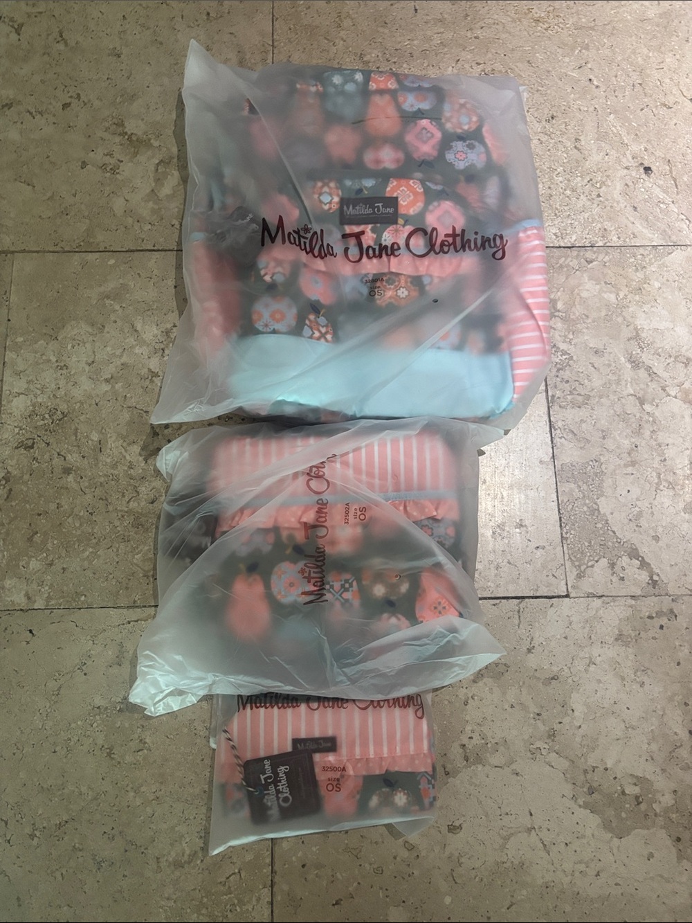 Matilda Jane Pink Multi-Pattern Backpack - Picture 2 of 2